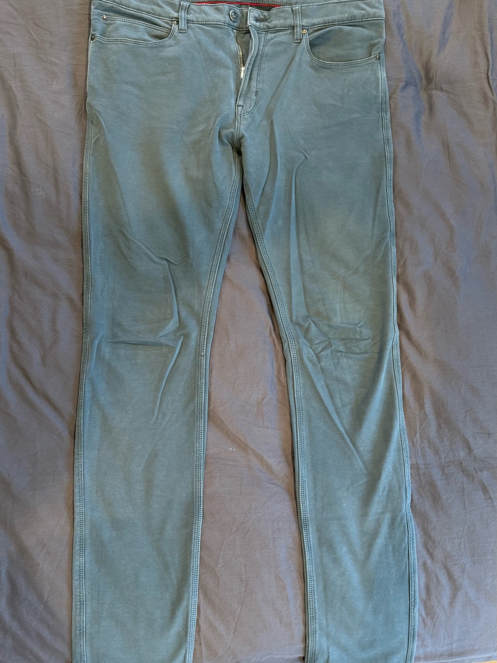 Hugo Boss Skinny Jeans in Teal Green